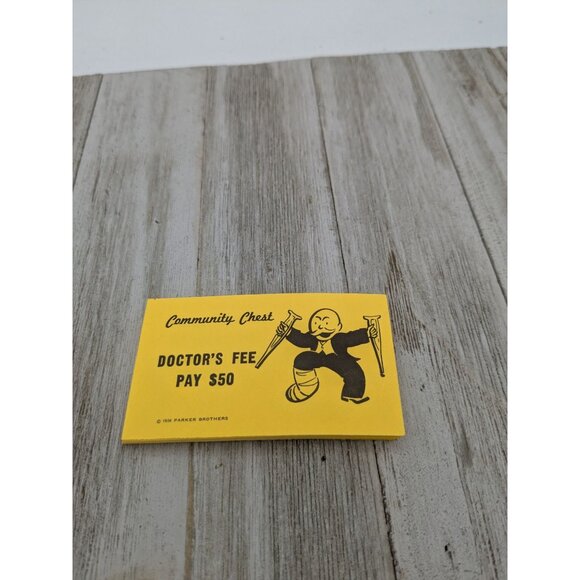 Vintage 1973 Monopoly Replacement Cards Chance Community Chest - Picture 2 of 4